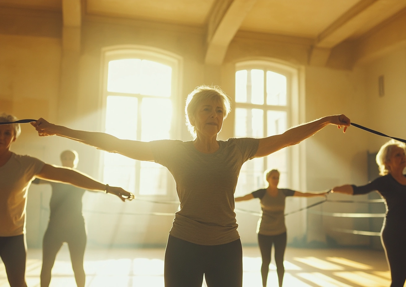 Групові тренування для пенсіонерів